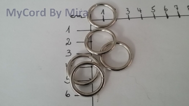 O-Ring - Rundring 18 mm x 2,8 mm - Stahl vernickelt