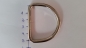Preview: D-Ring 45 x 35 x 5,0 mm Stahl, silbern vernickelt