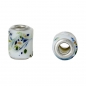 Preview: European Charm weiss bemalt  - Lochdurchmesser  5,1mm