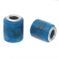 Preview: European Charm blau mit Glitter  - Lochdurchmesser  5,1mm