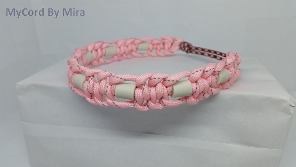 EM Keramik Halsband fluoreszierend/reflektierend